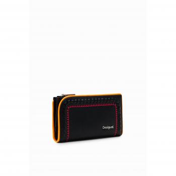 Desigual Elegant Black Wallet with Multiple Slots