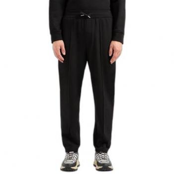 Pantalón Deportivo de Felpa de Algodón para Hombre Armani Exchange Negro