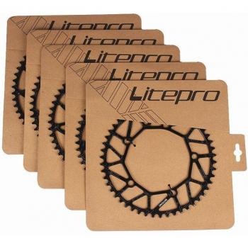 Pédalier de vélo de route pliable Litepro, disque unique 130 BCD