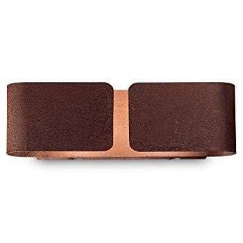 Lampada Da Parete Clip AP2 Small Marrone Rustica-Country