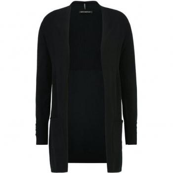 Schwarzer Betty Barclay Cardigan mit Seitentaschen, Größe 46 – Frauenmode