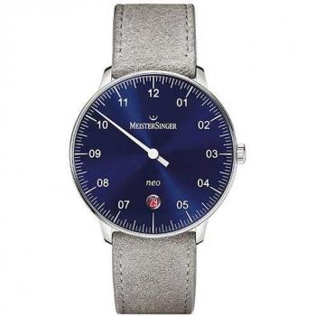 MeisterSinger Form and Style Neo Automatic Watch Blue Dial NE908N