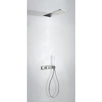 Kit de trois robinetterie thermostatique encastré douche