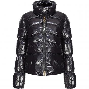 PINKO Down Jacket Black Size M