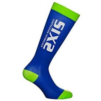 Calza Tecnica Sixs Recovery Blu Verde L