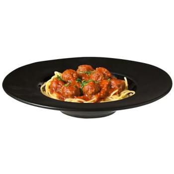 Premium Dark Marble Pasta Serving Bowl