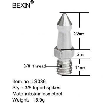 Accessoire trépied 3/8 1/4 M8 pour monopode