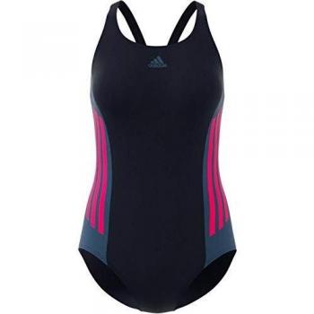 Adidas Fit 1PC Damen Badeanzug, Legink/Tecink/Reamag, Größe 36