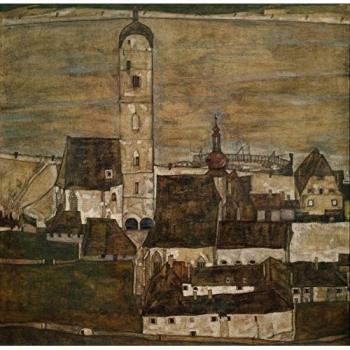 Stein an der Donau II (1913) von Egon Schiele