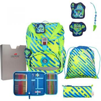 DerDieDas ErgoFlex NEON Monster Schulranzenset