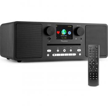 Radio Audizio Naples 60W DAB & Bluetooth – Lecteur CD/MP3/USB Noir