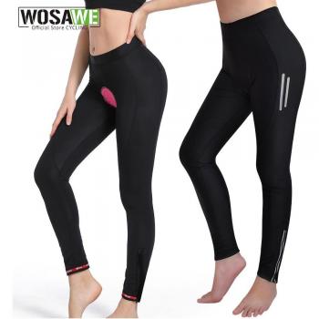 Bollettini MTB WOS Donna Neri con Gel Imbottito
