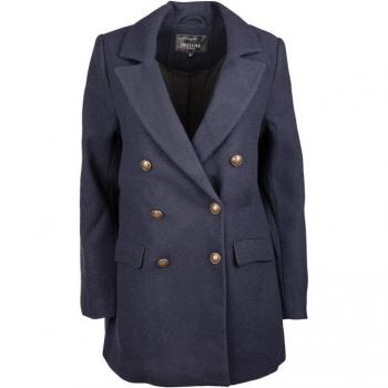 Cappotto blu scuro a bottoni dorati donna DEELUXE 74