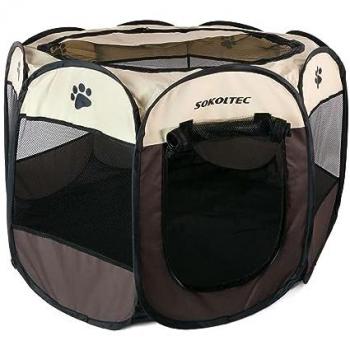 Espace de Jeu Pratique Intirilife pour Petits Animaux