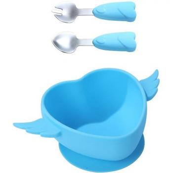 Juego de vajilla de silicona para bebés