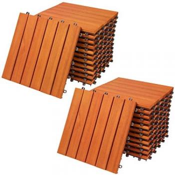 Dalle Terrasse Accès Facile FSC Éucalyptus 2 m²