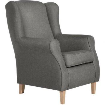 Max Winzer Lorris Ohrenbackensessel grau 103 × 77 × 86 cm, 1‑Stück, Made in Germany