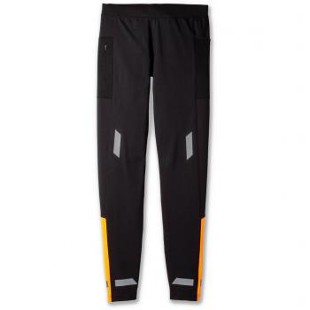 Brooks Run Visible Tight 2.0 Men's Running Leggings Black/Fluoro Flash