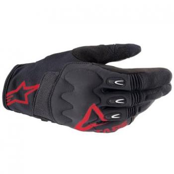 Alpinestars Guanti Cross Techdura Rosso Fuoco-Nero