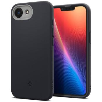 Spigen Nano Pop (MagFit) – iPhone 16e – Dunkelgrau/Schwarz
