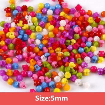 Pack 300 Boutons Mini Résine 6mm – Idéal Poupées & Scrapbooking