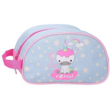 Neceser doble compartimento Roll Road I am a unicorn