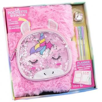Planner Maxi Con Pochette Unicorno Incantato