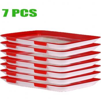 8PCS Reusable Serving Trays