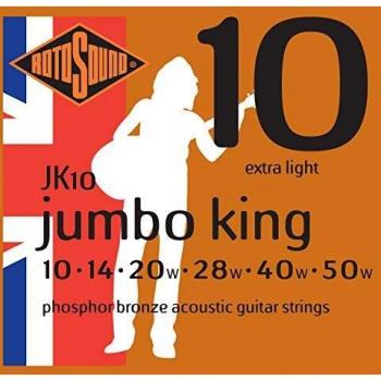 Rotosound JK10 Jumbo King Extra Light 10-50 Strings