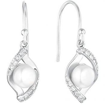 Pendientes de Plata 925 con Circonita para Mujer
