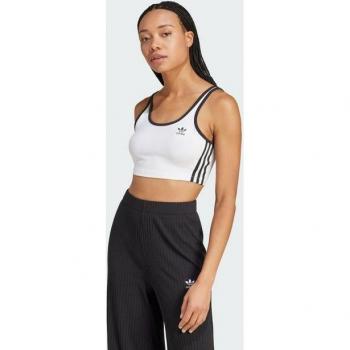 Adidas Top Adicolor 3‑Stripes JD4613 – Weiß – Slim Fit – Gr. XS – sportlich