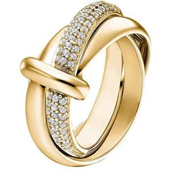 JETTE Silberring JETTE Damen-Damenring 925er Silber 62 Zirkonia