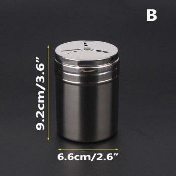 Condiment Box with Stainless Steel Shakers