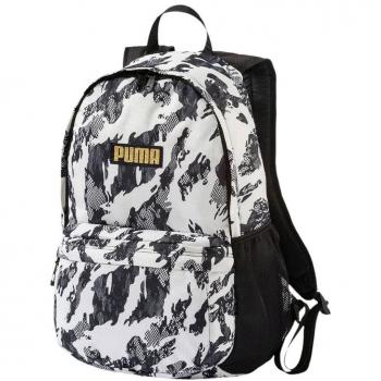 Puma Akademie‑Rucksack 074719 – Weiß mit AOP Rebel
