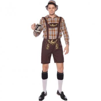 Traditional Bavarian Lederhosen Outfit for Oktoberfest