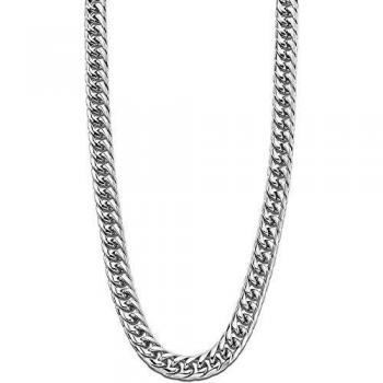 Collier Lotus Style Homme In Black Acier Inoxydable LS1937-1/1 Élégant et Exclusif