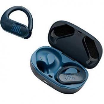 JBL Endurance Peak II – Écouteurs de sport sans fil – Étui de recharge inclus – Bleu
