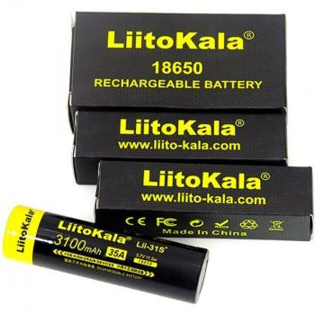 LiitoKala Lii-31S 18650 3.7V 35A High-Drain Li-Ion Battery