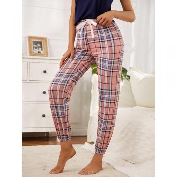 Pantalones de Estar por Casa a Cuadros