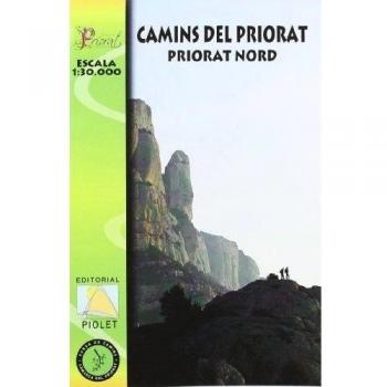 Mapa priorat sud xarxa de camins.