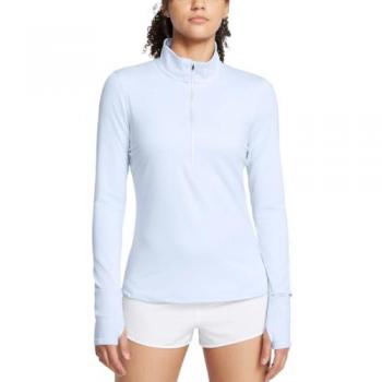 Felpa Under Armour Qualifier Run Half Zip Azzurra Donna