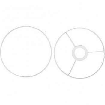 VBS Lampenring Weiß – Ø 40 cm