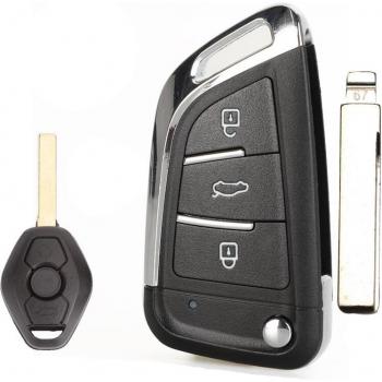 Jingyuqin BMW Keyless Entry Remote for 1/3/5/7 Series X3 X5 Z3 Z4 EWS System 315MHz/433MHz ID44