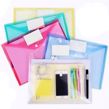 10 Pcs/Set Transparent A4 Paper Storage Bag