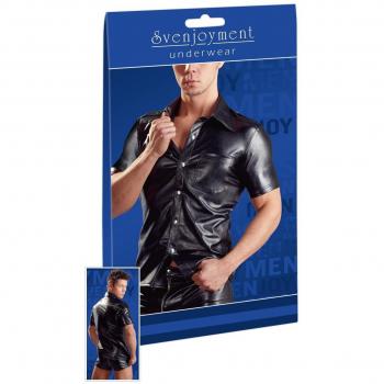 Tunique Svenjoyment effet cuir masculin – XL
