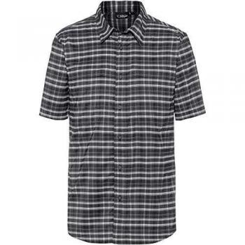 Herren-CMP Dress-Shirt, Stone/Antracite, 52 XL