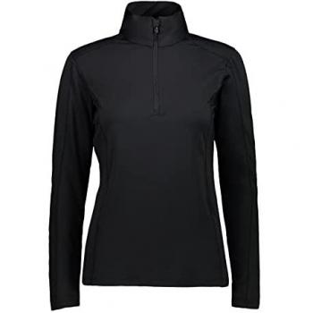 CMP Donna Maglia a Manica Lunga Pile 30L1086 – Nero