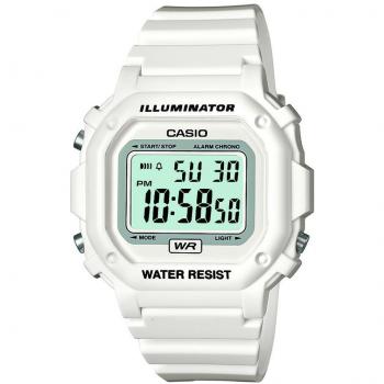 Casio Women's Sporty Digital Watch with Resin Bracelet F-108WHC-7B