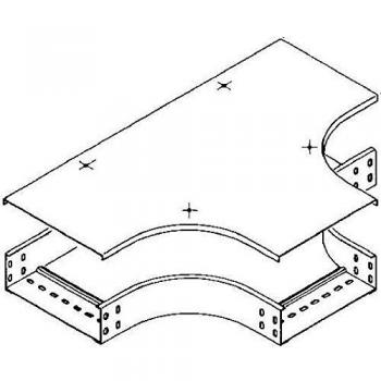 Niedax Coperchio Raccordo T 204mm Zincato