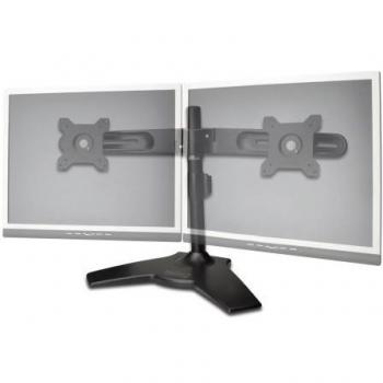 DIGITUS Dual‑Display Ständer 15–24 in – Rotierbar, Schwarz